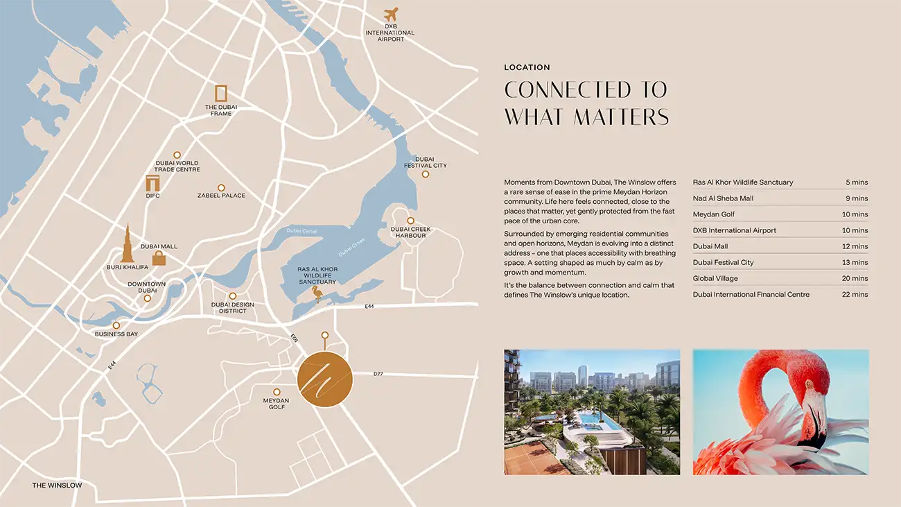 Damac Islands Dubai Location Map