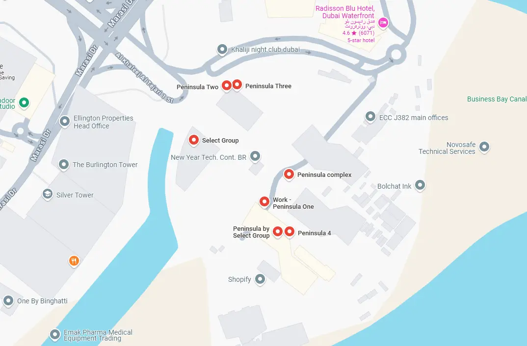 Damac Islands Dubai Location Map