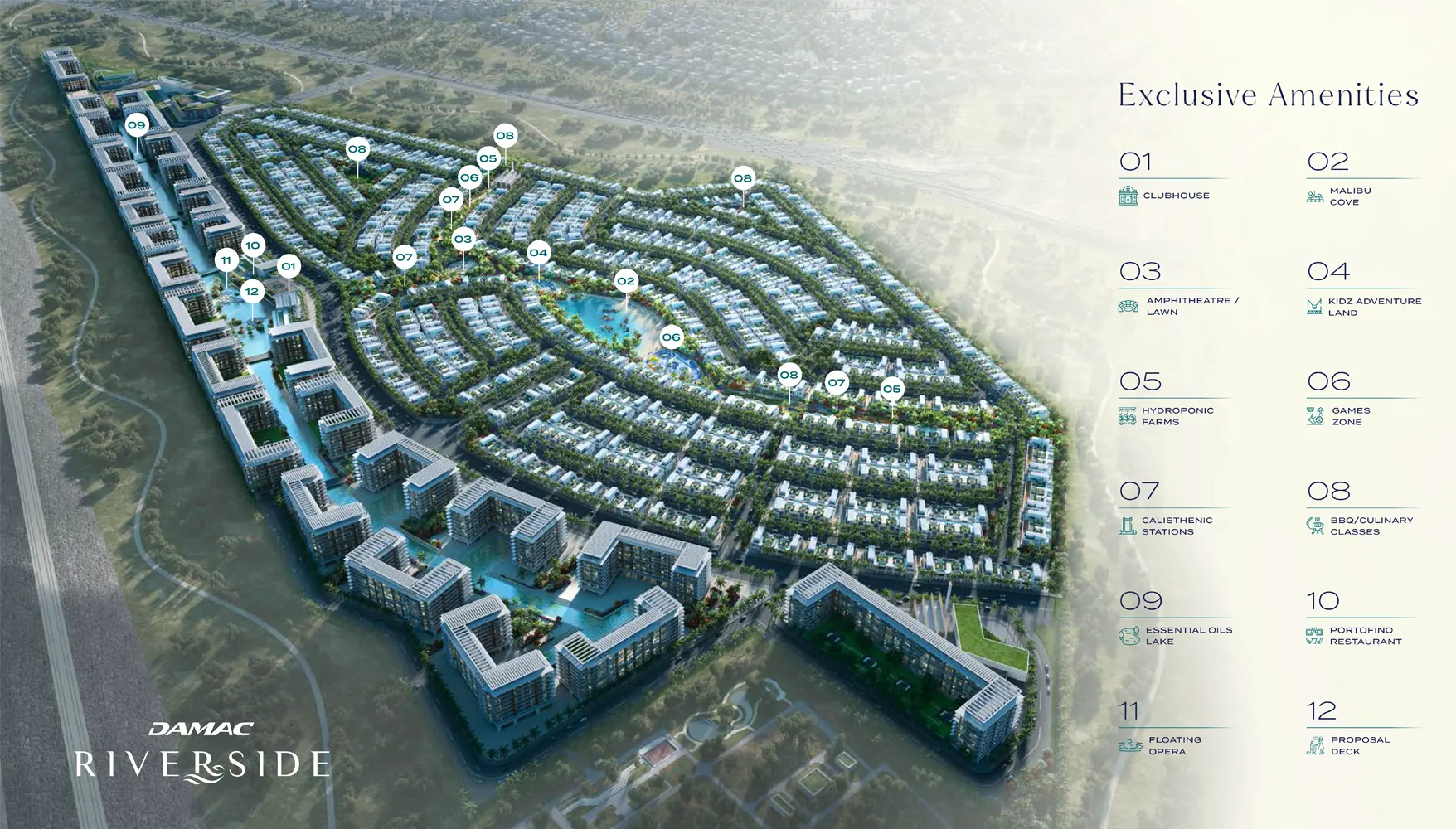 DAMAC Riverside Views Master Plan