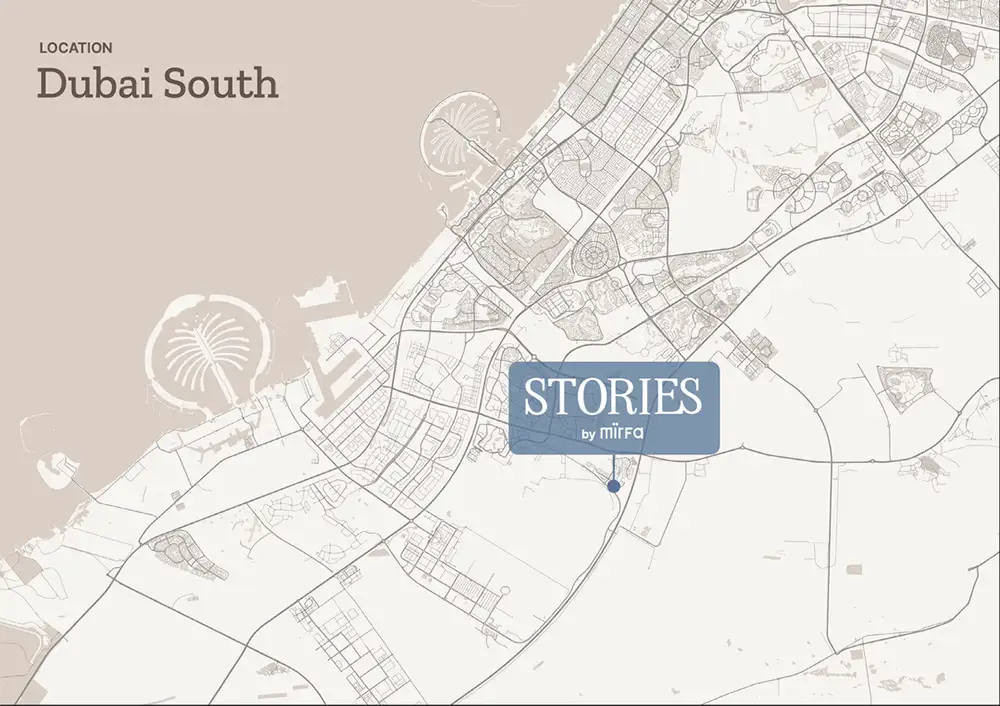 Damac Islands Dubai Location Map