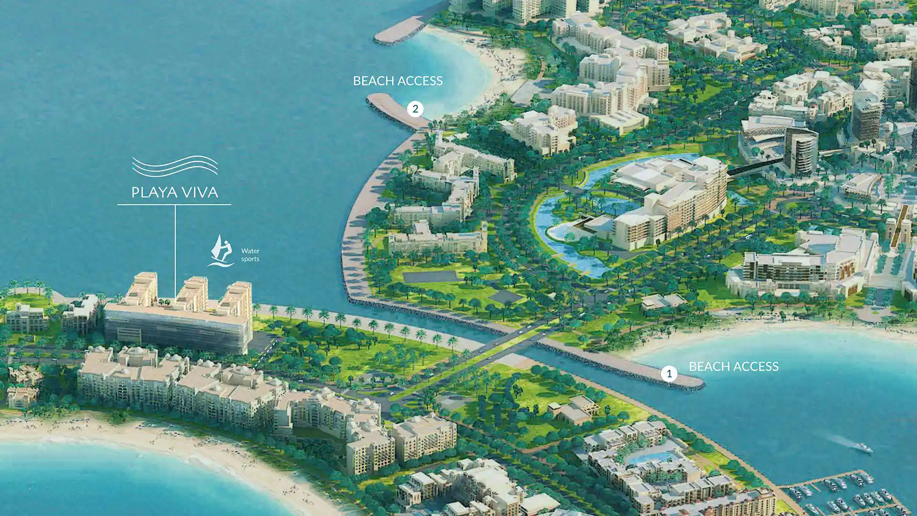Damac Islands Dubai Location Map