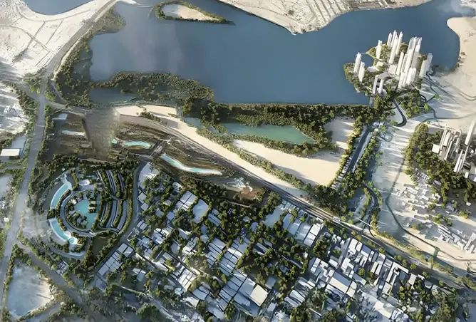 Damac Islands Dubai Location Map