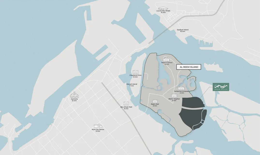Damac Islands Dubai Location Map