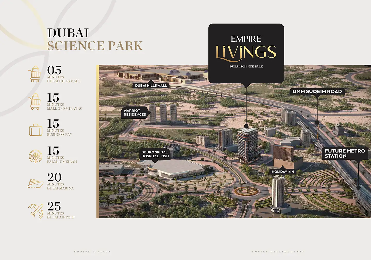 Empire Livings at Dubai Science Park Master Plan