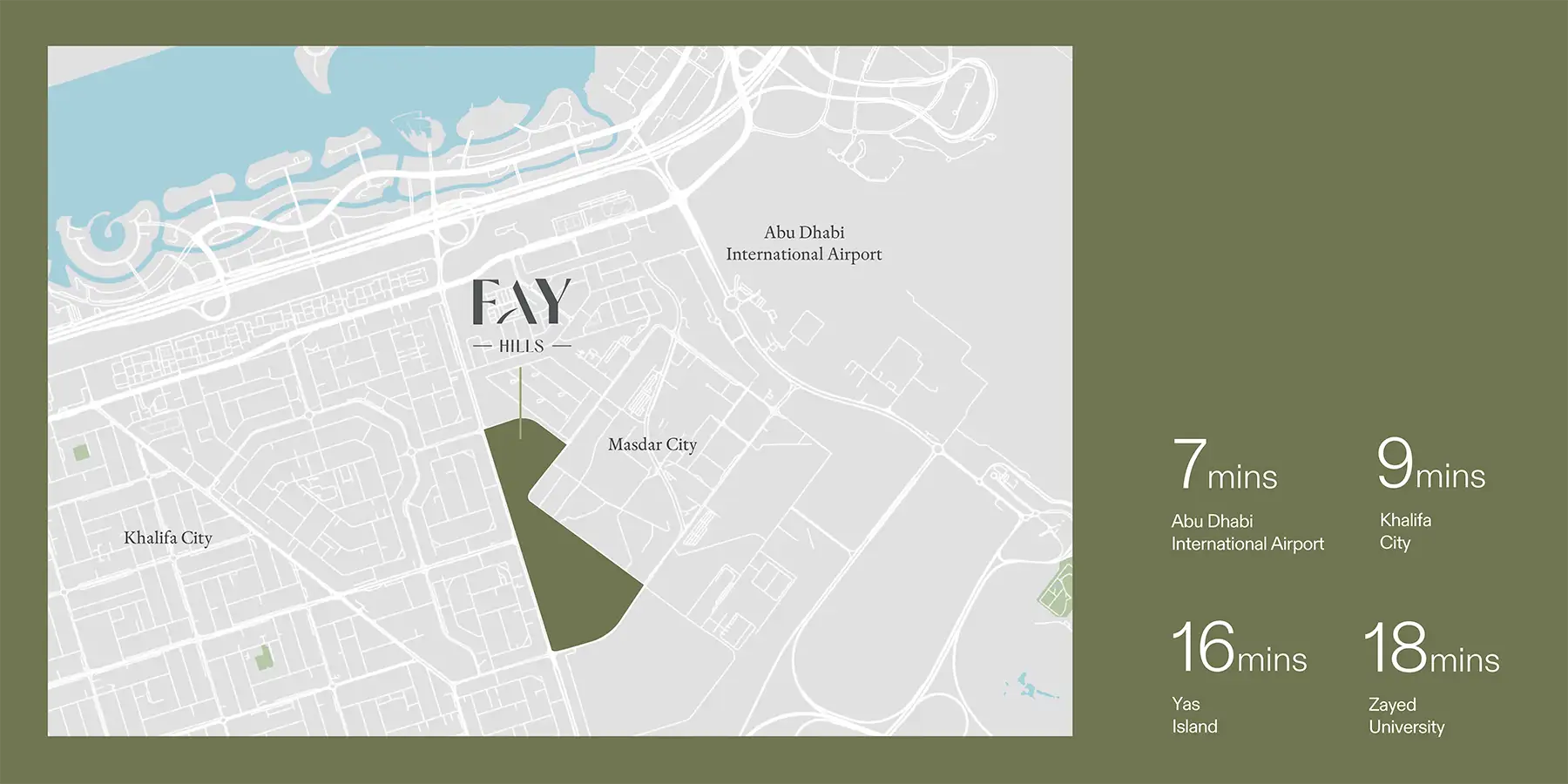 Damac Islands Dubai Location Map