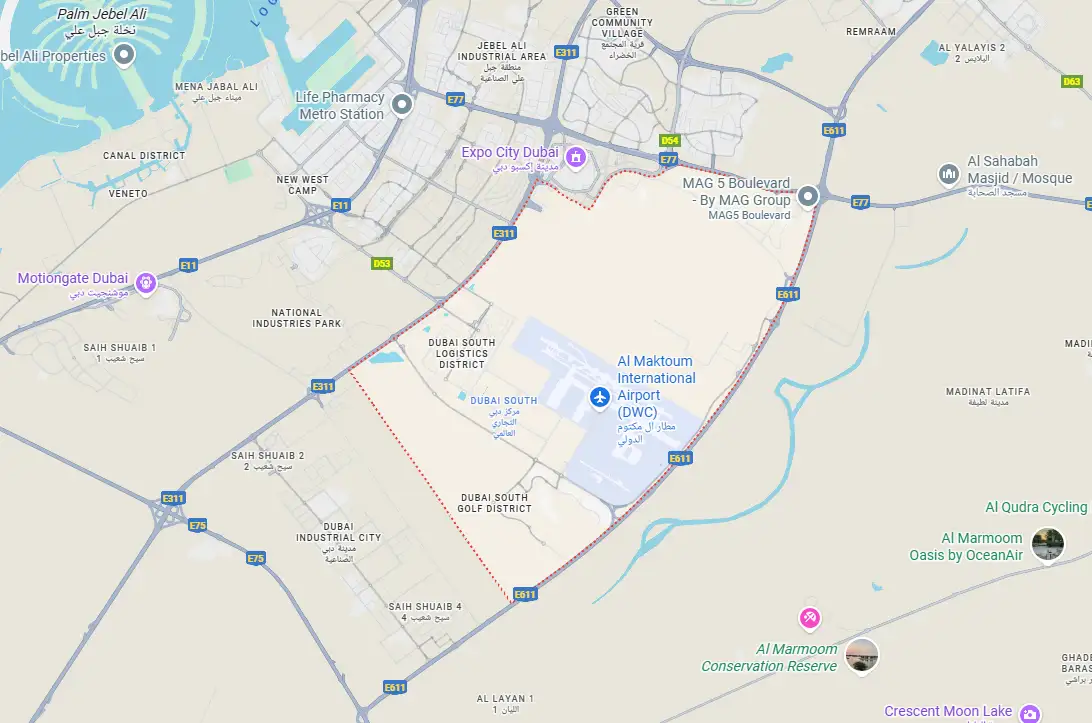 Devine Elements at Dubai South Master Plan