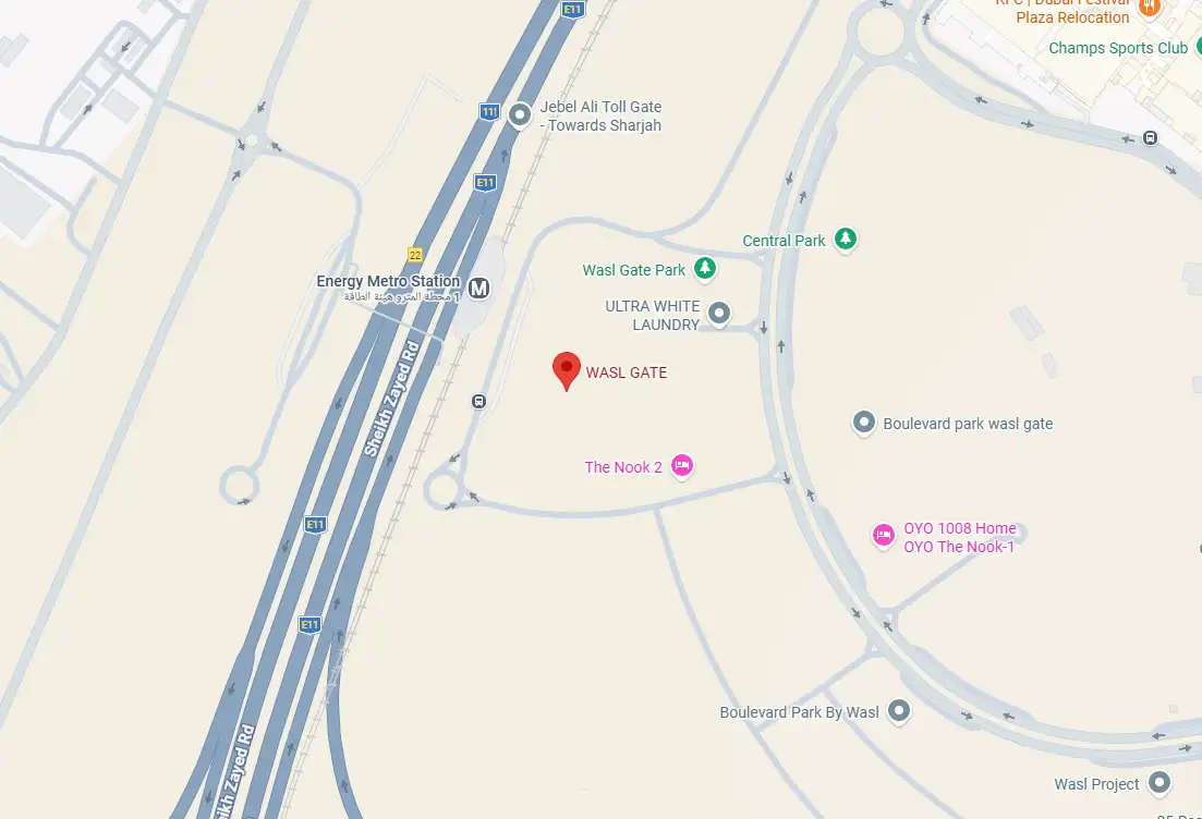 Damac Islands Dubai Location Map