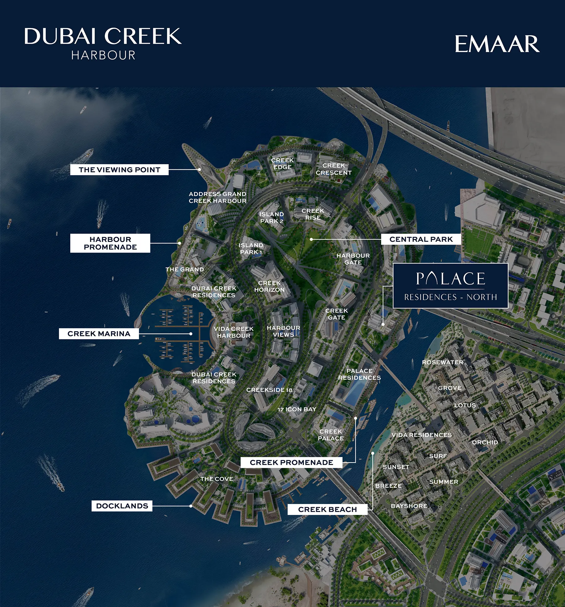Palace Residences North Master Plan