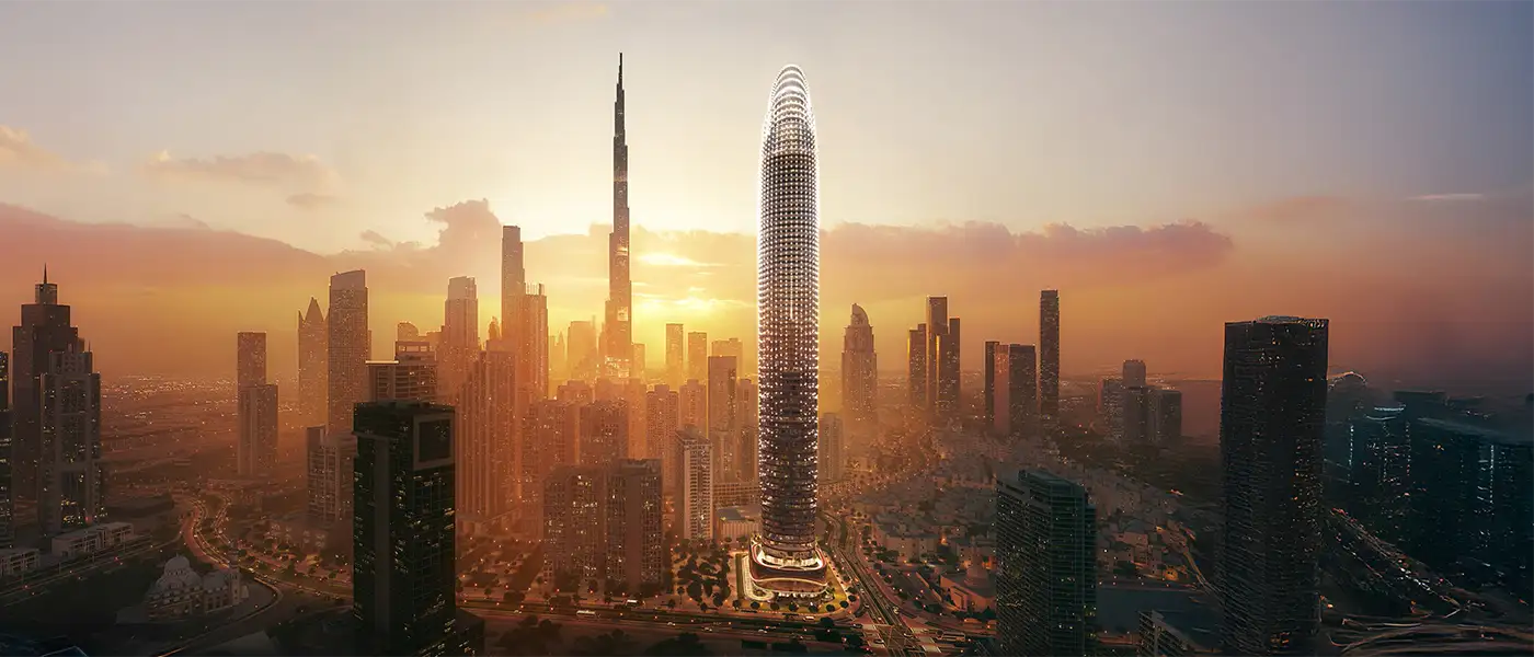 Binghatti Skyflame - Studios & Apartments in Majan