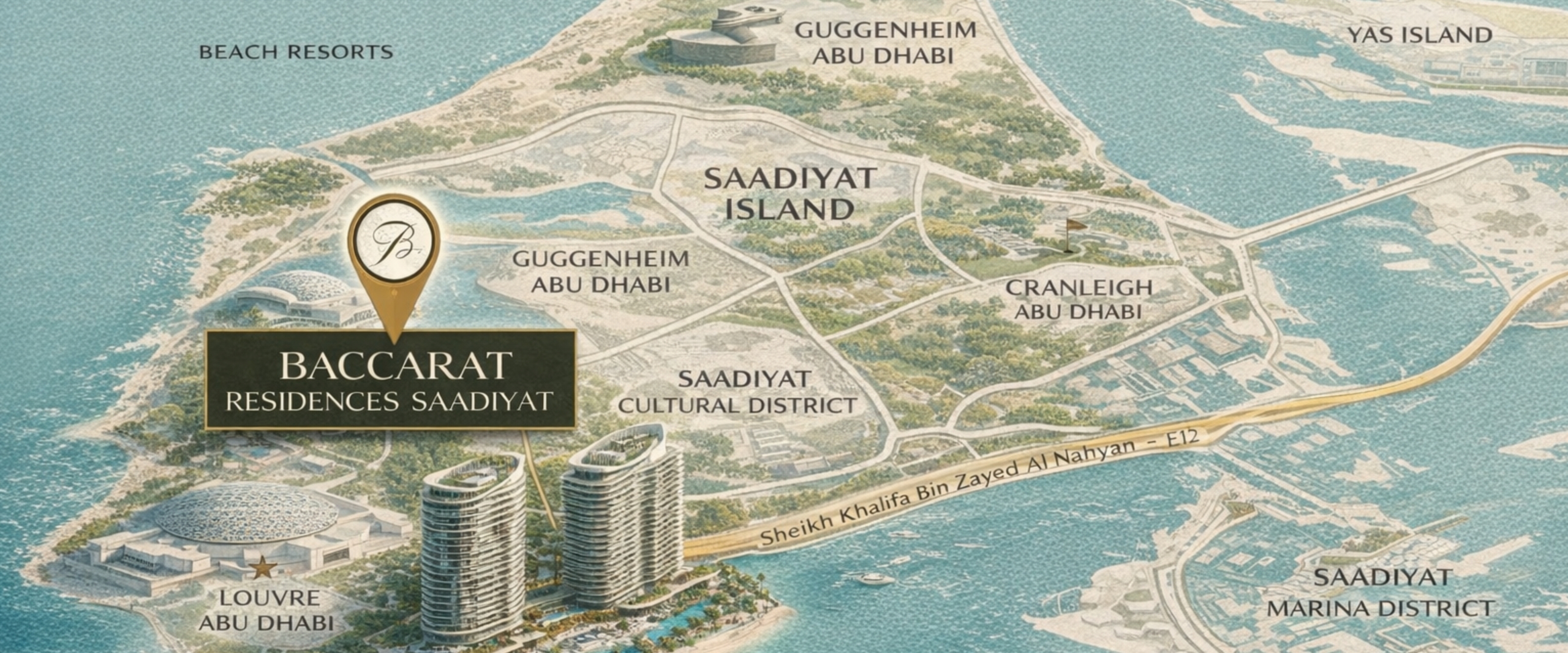 Baccarat Residences at Saadiyat Cultural Master Plan