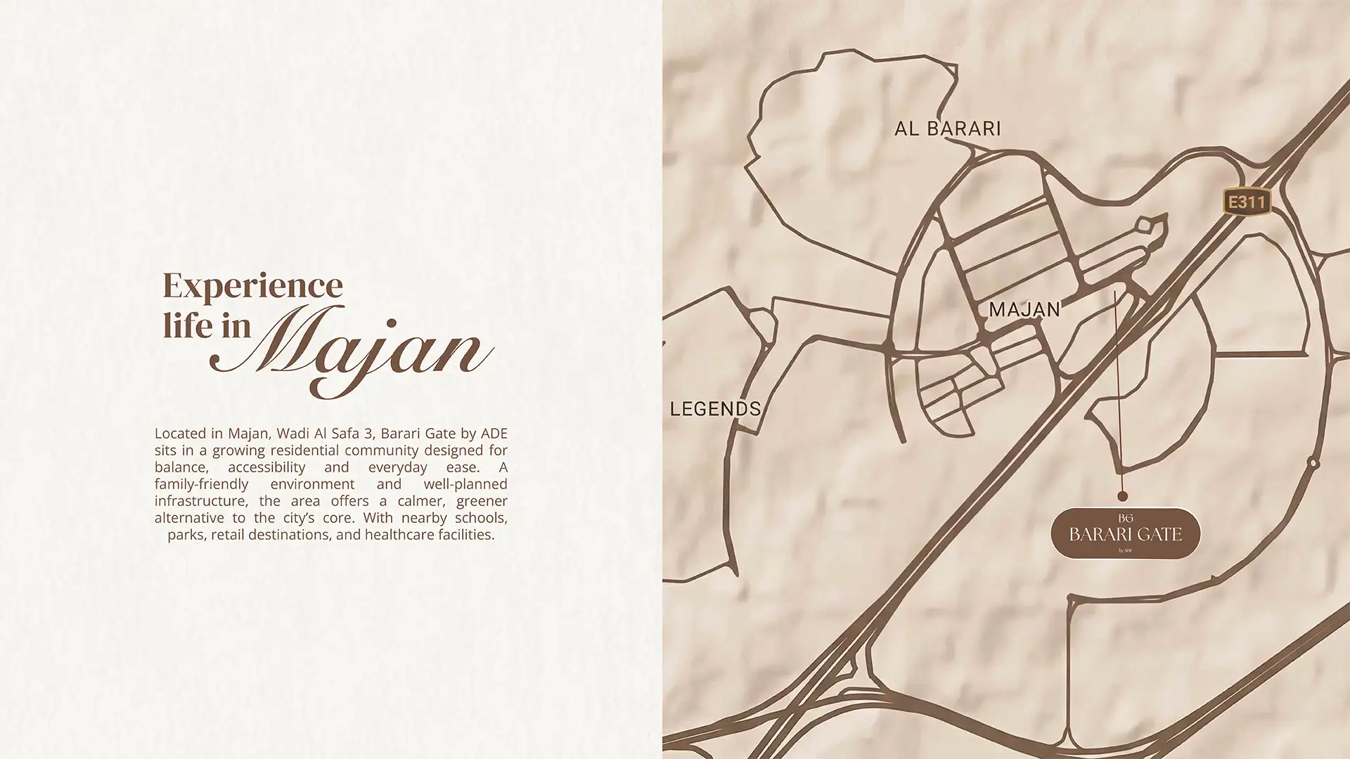 Barari Gate at Majan Master Plan