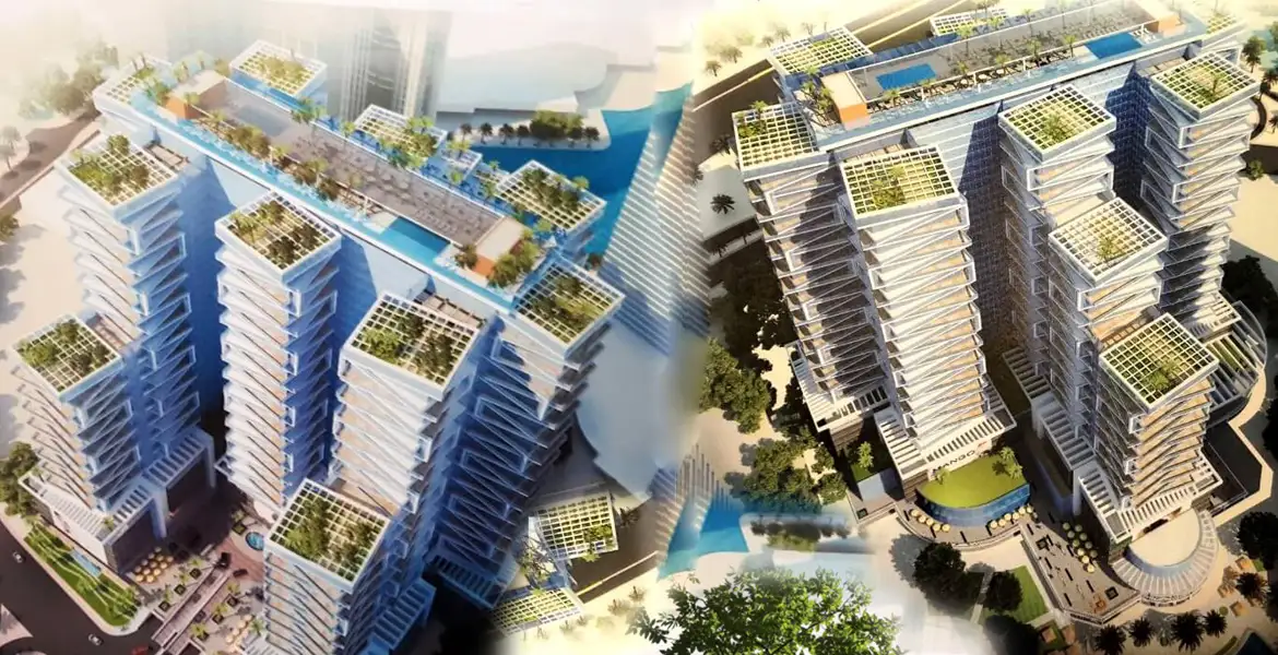 Golf Views Seven City at Jumeirah Lake Towers Master Plan